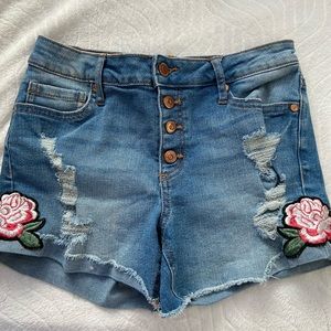 jean shorts size 1 women’s